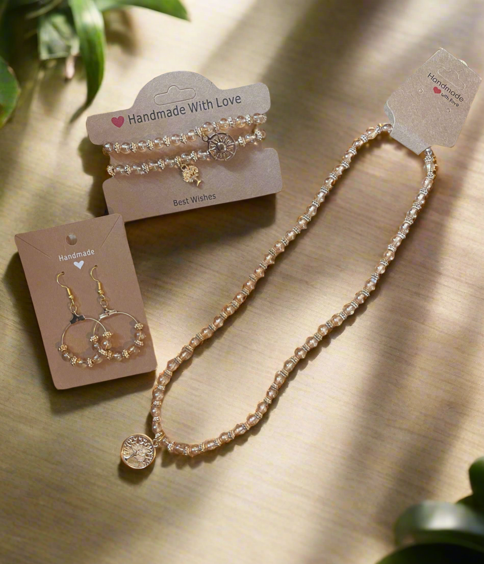 The tree of life necklace set.
