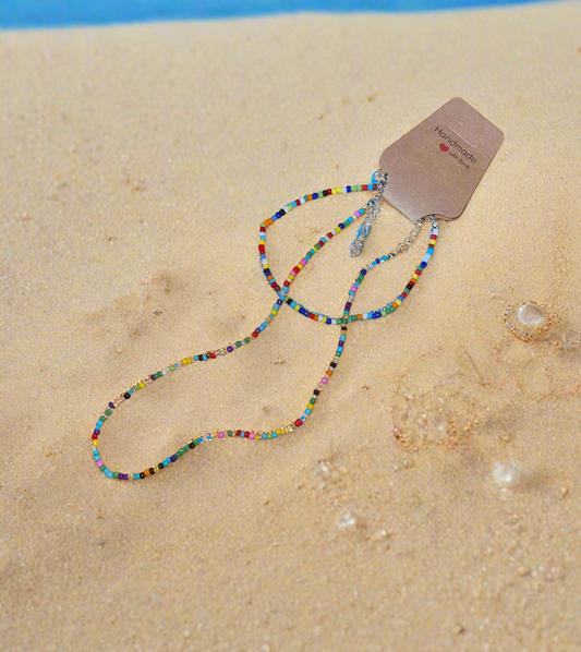 Handmade multicolor necklace set